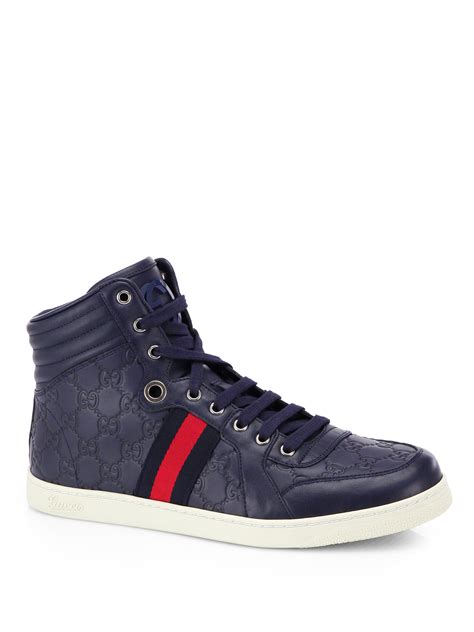 gucci shoes blue|gucci guccissima men's shoes.